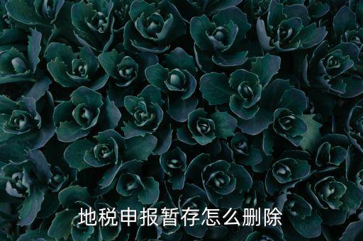 地稅的附加稅如何刪除申報(bào)記錄，地稅報(bào)表報(bào)錯怎樣刪除