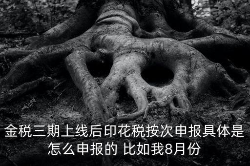 金稅三期如何填報(bào)印花稅表，印花稅申報(bào)報(bào)表要怎么填啊