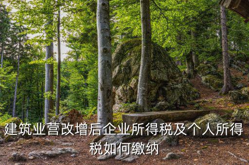 營(yíng)改增后企業(yè)所得稅如何繳納，營(yíng)改增后施工企業(yè)所得稅怎樣繳