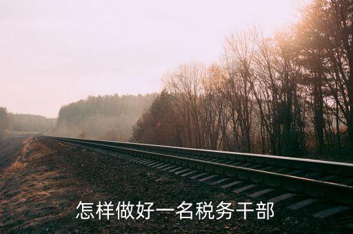 稅務(wù)干部如何在機(jī)構(gòu)改革中有所作為，怎樣做好一名稅務(wù)干部
