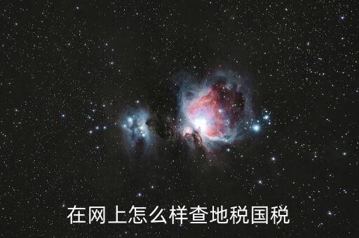 如何查國地稅是否正常，在網(wǎng)上怎么樣查地稅國稅
