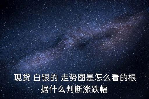 現貨白銀走勢圖怎么看,白銀走勢實時走勢可查看報價走勢