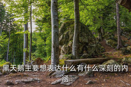 黑天鵝書說的是什么，黑天鵝主要想表達什么有什么深刻的內涵