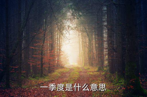 每一季度是什么意思，每季度什么意思