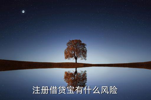 借貸寶有什么風險，注冊借貸寶有什么風險