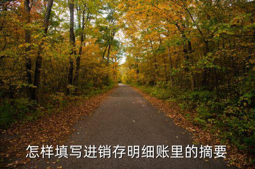 購入存貨摘要是什么，如果是進(jìn)貨那么存貨分類帳上的摘要寫什么
