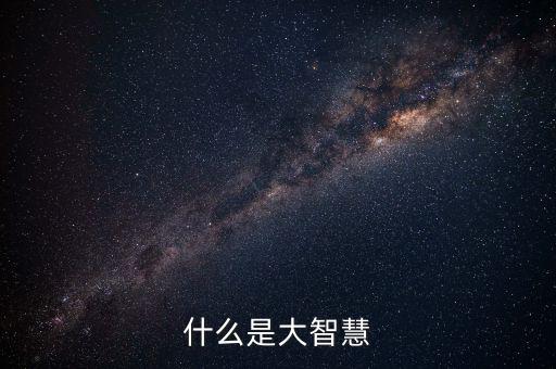 什么是大智慧銀，什么是大智慧