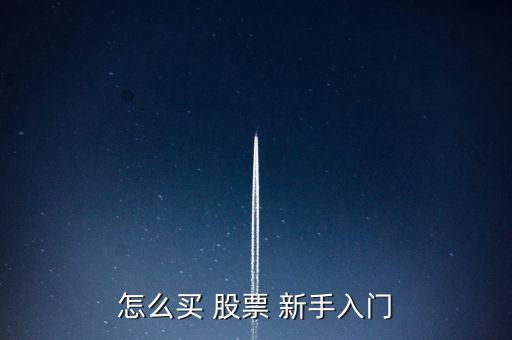 怎么買(mǎi) 股票 新手入門(mén)