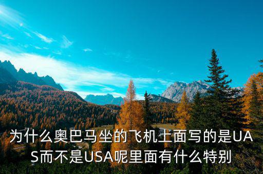 奧巴馬寫(xiě)的代碼是什么，為什么奧巴馬坐的飛機(jī)上面寫(xiě)的是UAS而不是USA呢里面有什么特別