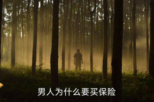 男人為什么買保險(xiǎn)，男人買保險(xiǎn)的理由
