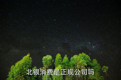 北銀和興宏什么關(guān)系，北銀消費(fèi)是正規(guī)公司嗎