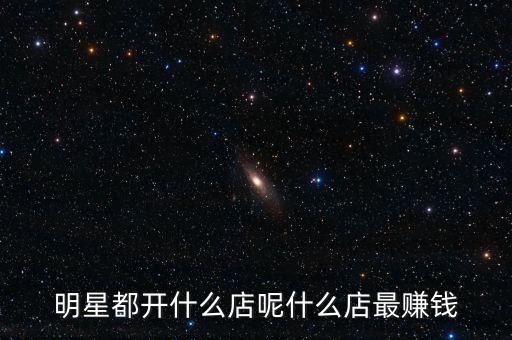 明星都投資什么，明星都開(kāi)什么店呢什么店最賺錢