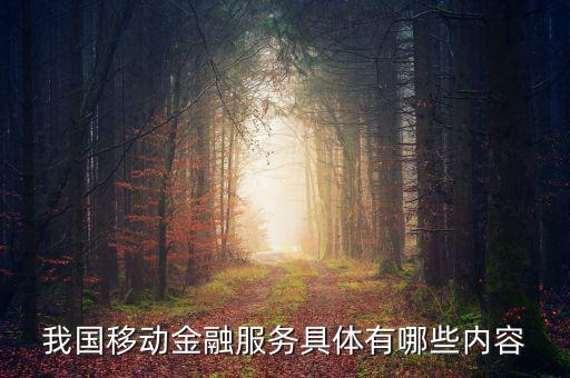金融服務(wù)包括什么，銀行金融服務(wù) 主要指哪些事