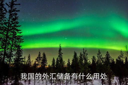 國家外匯儲(chǔ)備是干什么用的，國家外匯儲(chǔ)備的用途有哪些