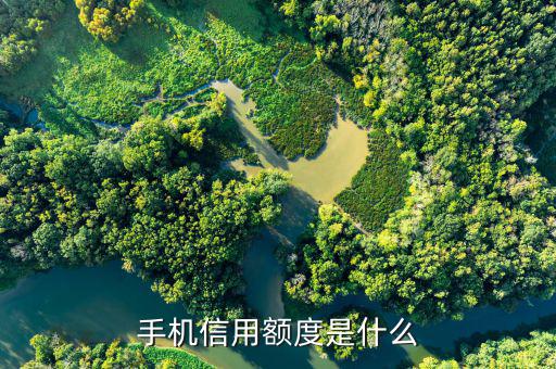 手機信用額度是什么意思，手機中的信用額度是什么意思啊