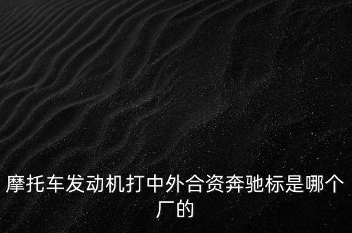 摩托車(chē)發(fā)動(dòng)機(jī)打中外合資奔馳標(biāo)是哪個(gè)廠的