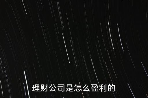 投資公司靠什么賺錢，投資理財(cái)公司靠什么賺錢