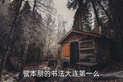 80后書法家叫什么，宮本朋的書法大連第一么