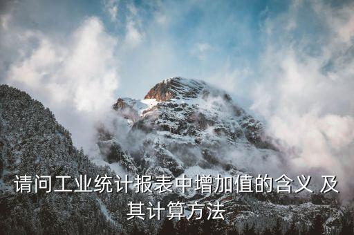 產(chǎn)品增加值什么意思，名詞解釋 總產(chǎn)值 增加值