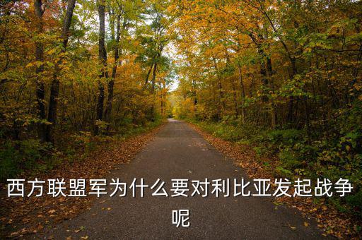 歐債危機下的法國為什么要發(fā)動利比亞戰(zhàn)爭，西方聯(lián)盟軍為什么要對利比亞發(fā)起戰(zhàn)爭呢