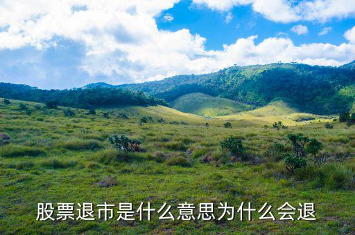 上市退出是什么意思，退市是什么意思
