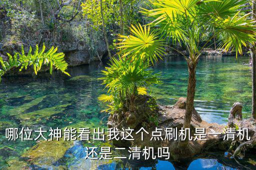 一清機是什么意思，哪位大神能看出我這個點刷機是一清機還是二清機嗎