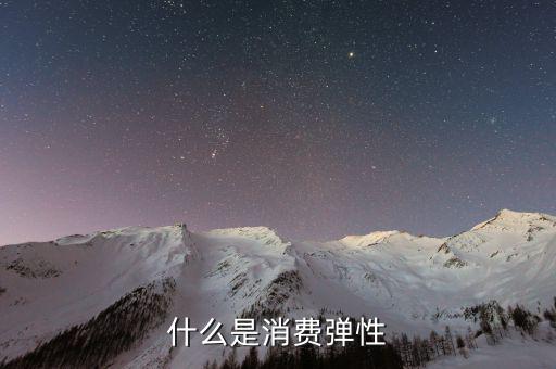 什么是消費(fèi)彈性，什么是消費(fèi)彈性