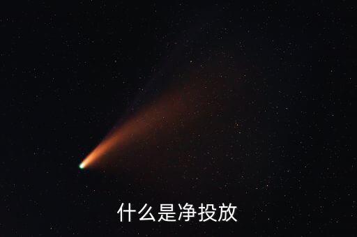 什么是凈投放，什么為凈投放