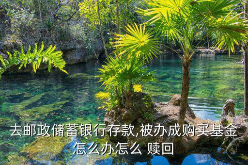 去郵政儲(chǔ)蓄銀行存款,被辦成購(gòu)買(mǎi)基金怎么辦怎么 贖回
