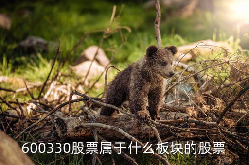 曙光股份是什么板塊，600330股票屬于什么板塊的股票