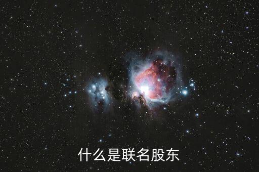什么是聯(lián)席股東，什么是股東