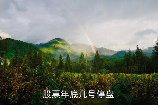 股市年底什么時(shí)候停盤(pán)，股票年底何時(shí)停