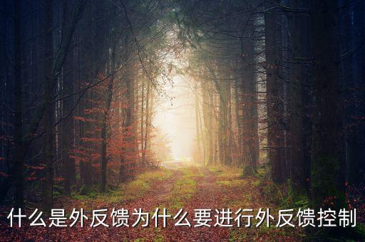 什么是機(jī)械外反饋，什么是外反饋為什么要進(jìn)行外反饋控制