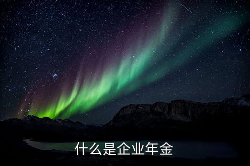 什么是年金，什么是企業(yè)年金