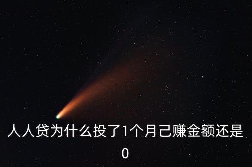 人人貸為什么不顯示收益，人人貸p2p怎么去看不到收益多少