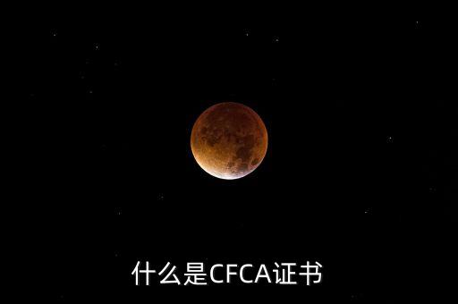 cfca證書有什么用，在辦理網上銀行的時候提到過CFCA 根證書請問這個證書是