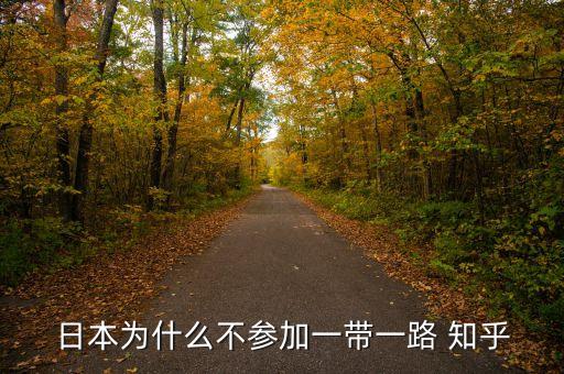 為什么不支持一帶一路，日本為什么不參加一帶一路 知乎