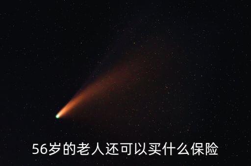 56歲的老人還可以買(mǎi)什么保險(xiǎn)