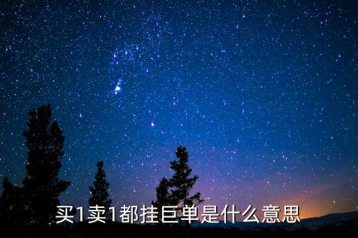 股票巨單放賣(mài)一價(jià)是什么意思，股票開(kāi)盤(pán)跌停 有180萬(wàn)手超大單在賣(mài)一什么意思