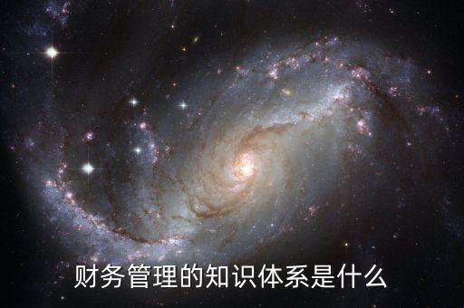 財(cái)務(wù)管理的知識體系是什么