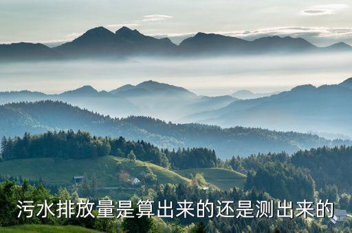 竹葉青酒什么時候建廠，污水排放量是算出來的還是測出來的