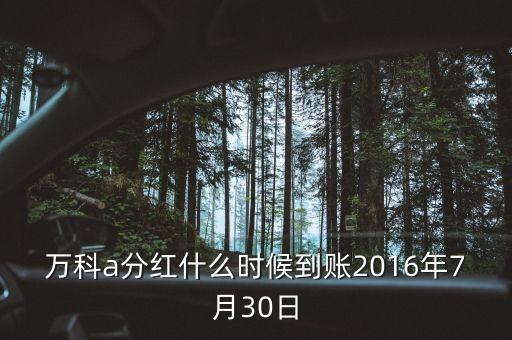 利君2016年的分紅什么時候到帳，2016年十二月以后垮行轉(zhuǎn)賬最遲多久到帳