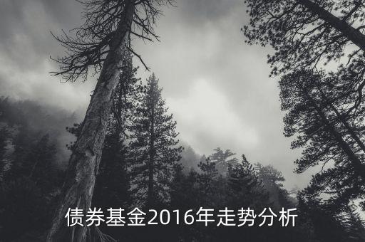 2016年的債券的投資的方向是什么，債券基金2016年走勢分析