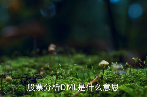 dml指標什么意思，怎樣看懂股票dml線