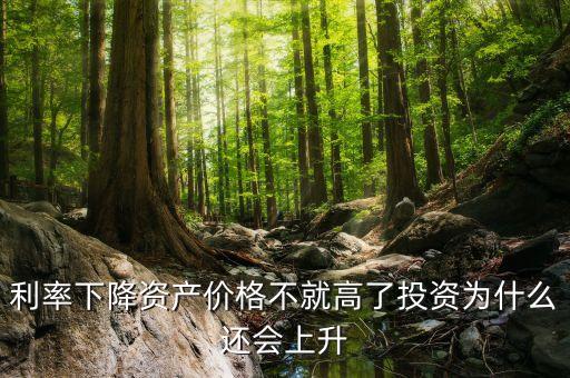 為什么利率下降投資會增加，為什么利率下降會導致股價上升