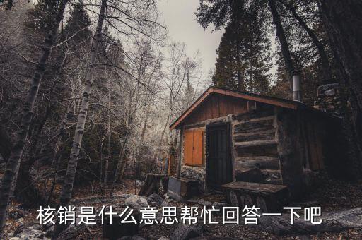 什么是不良資產核銷，核銷是什么意思