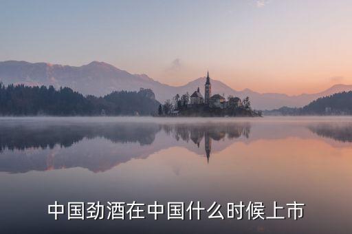 勁酒什么時候上市的，中國勁酒在中國什么時候上市