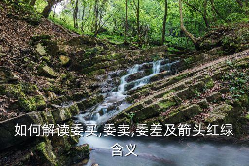 如何解讀委買(mǎi),委賣(mài),委差及箭頭紅綠含義