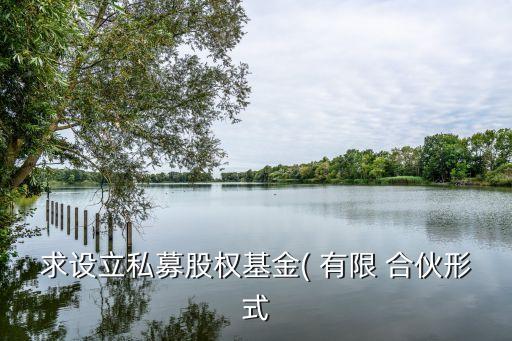求設立私募股權(quán)基金( 有限 合伙形式