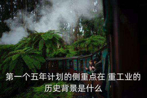 第一個(gè)五年計(jì)劃的側(cè)重點(diǎn)在 重工業(yè)的歷史背景是什么